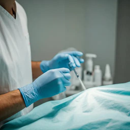 Entorno profesional de procedimiento clínico